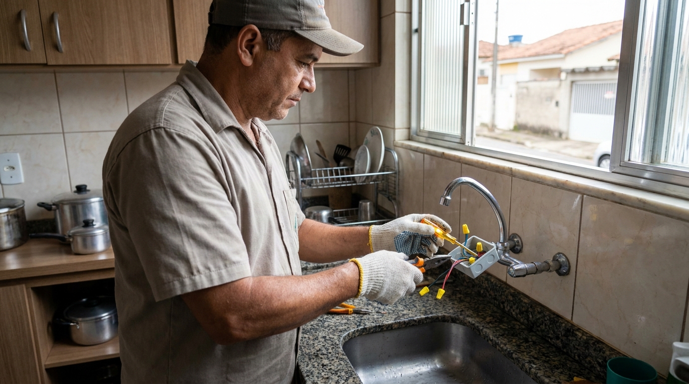 Adequação de Ponto Elétrico em Sorocaba‑SP