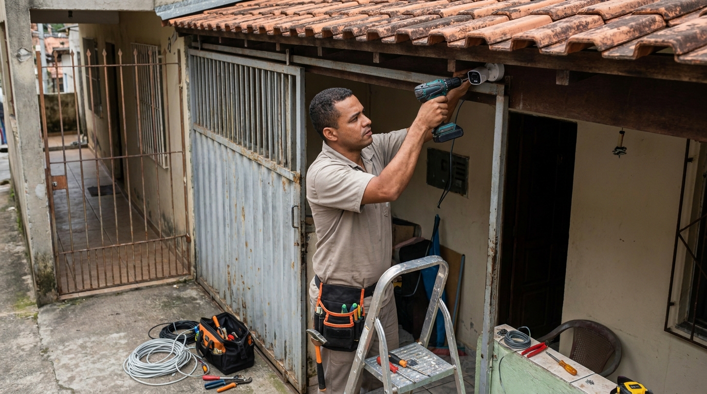 Instalação de Câmera Residencial em Sorocaba‑SP