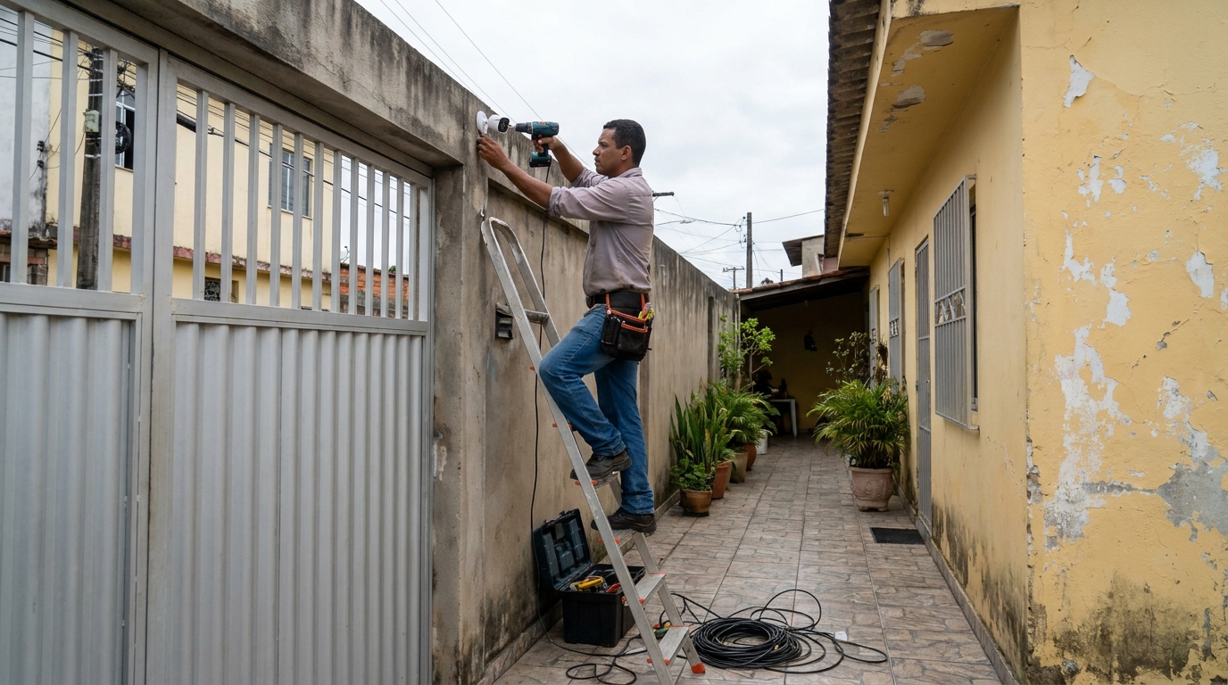 Passagem de Cabeamento em Sorocaba‑SP