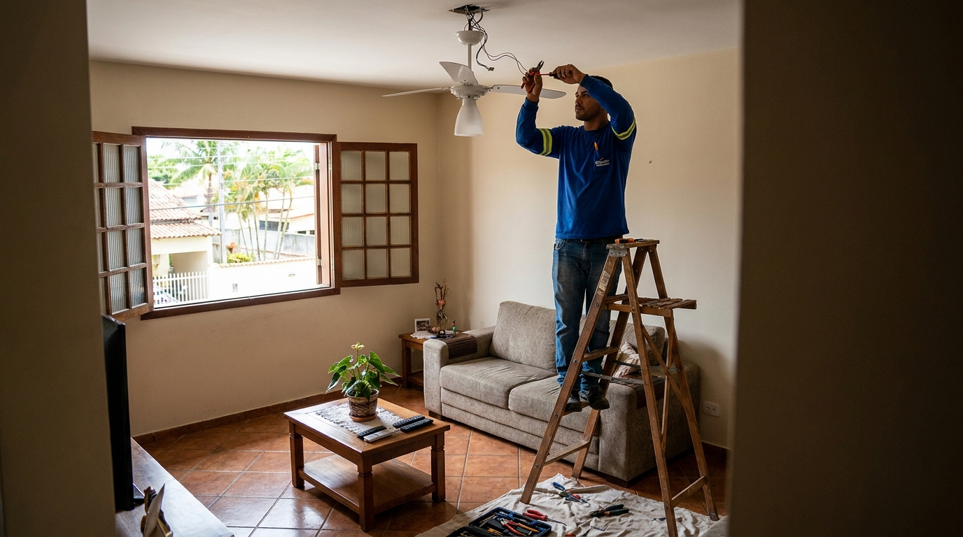 Reforço de Suporte no Teto em Sorocaba‑SP